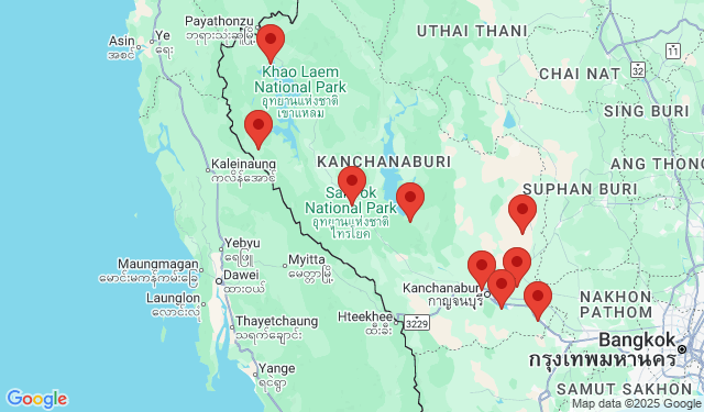 กาญจนบุรี 1 อำเภอ 1 สถานที่ท่องเทียว