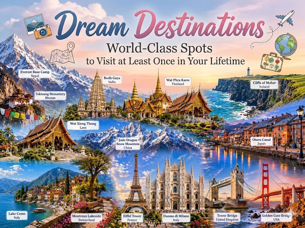 Destinazioni da sogno, almeno una volta nella vita