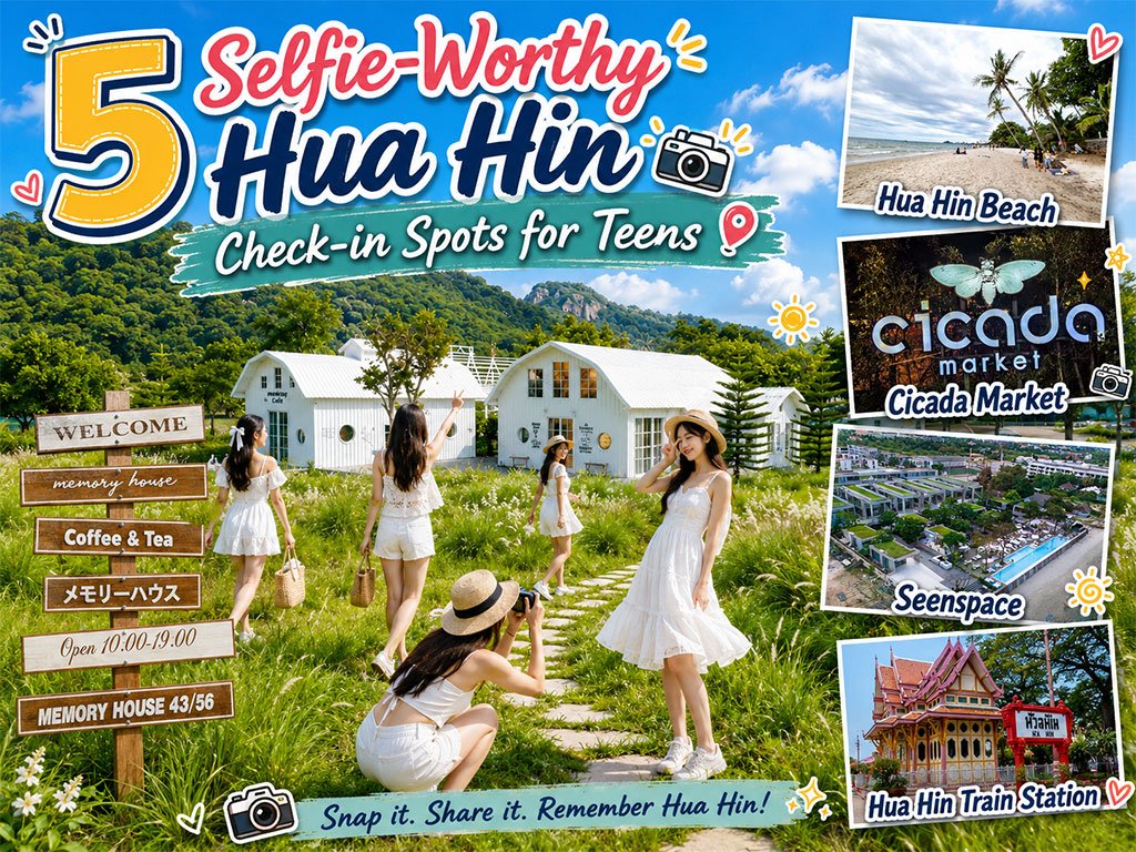 5 luoghi imperdibili a Hua Hin, perfetti per selfi
