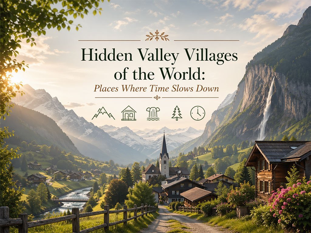Un villaggio piccolo tra le montagne