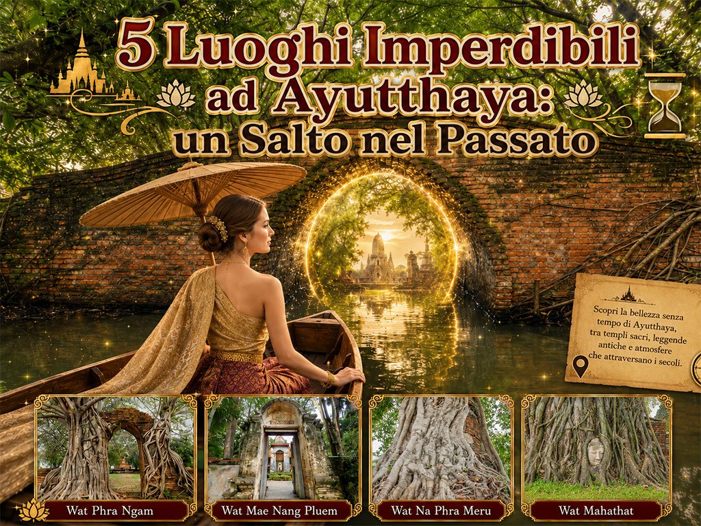 5 Luoghi Imperdibili ad Ayutthaya: Salto nel Passa